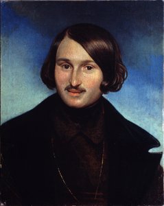 Porträtt av författaren Nikolai Gogol av Fyodor Antonovich Moller