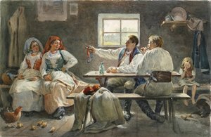 Förföraren, 1903 av Fyodor Fyodorovich Buchholz