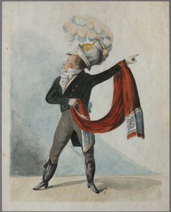 Fjodor Fjodorovich Kokoshkin (1773-1838) av Sotnikov, Fjodor Grigoryevich (aktiv tidigt 1800-tal). Akvarell på papper, första kvartalet av 1800-talet, State Museum of A.S. Pushkin, Moskva av Fyodor Grigoryevich Sotnikov