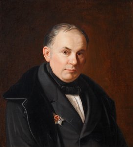 Porträtt av poeten Vasily Zhukovsky 1783-1852, 1854