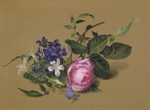 Skalbagge vid rosgrenen av Fyodor Petrovich Tolstoy