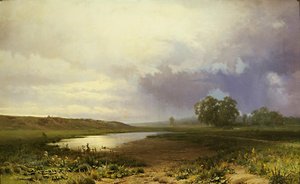 Ryska: "Wet Meadow" Wet Meadow av Fyodor Vasilyev