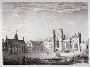 Lambeth Palace, London, c1830 av GF Bragg
