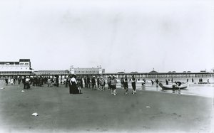Atlantic City Beach, New Jersey av G.P. Hall und Sohn