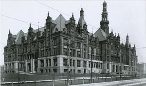 Stadshuset, St Louis, Missouri, omkring 1904 av G.P. Hall und Sohn