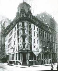 J.P. Morgan Building, Wall Street, New York City (gelatinsilverfoto)