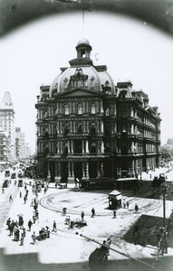 Old Post Office, Broadway and Park Row, New York City, ca 1900