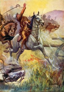 Illustration för Black Beauty (färg litho)
