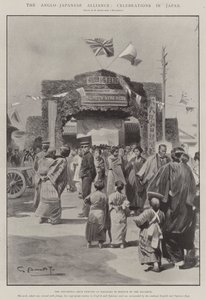 Den anglo-japanska alliansen, firande i Japan av G.S. Amato