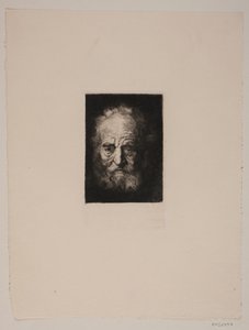Gubbens huvud. Studera efter Rembrandt av G.V. Blom
