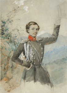 Porträtt av Semyon Dmitrievich Lisanevich 1822-1877, 1847-1849 av G.V. Corradini