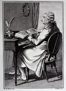 Porträtt av Antonio Sacchini teckning av G. B. Bosio