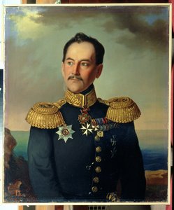 Porträtt av viceamiral Nikolai Rimskij-Korsakov (1793-1848)