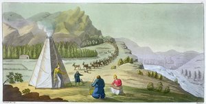 Herding Rendeer, Lappland, skylt 47 från 
