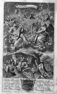 Scene of Heaven and Hell, illustration från inledningen till bok 1 del 3 av 