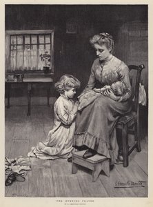 Aftonbönen (litho)