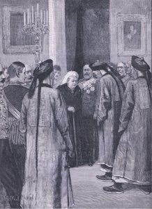 Besök av Li Hung-Chang hos drottningen i Osborne, illustration från Cassells History of England, 1900-talet