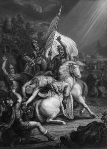 Saul, Saul, varför förföljer du mig, c1830-talet. av G. H. Adcock