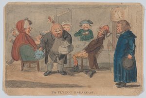 The Flying Breakfast, or Content of a Night Coach, 9 mars 1792. av G L S