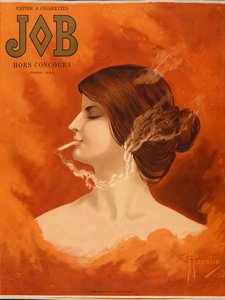 JOB Cigarettpapper — Hors Competition Paris 1889, ca. 1905 (litografi) av G. Maurice