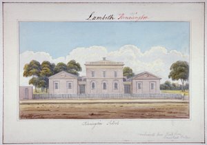 Kennington Schools, Camberwell New Road, Lambeth, London, 1826 av G Yates