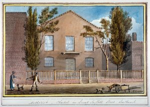 Methodist Chapel, Great Suffolk Street, Southwark, London, 1825 av G Yates