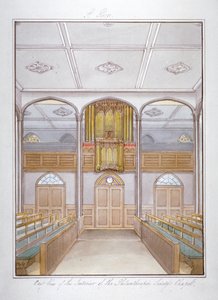 Kapellet i Philanthropic Society Institution på London Road, Southwark, London, 1825 av G Yates
