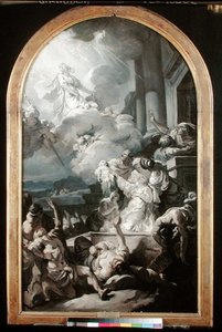 Miraklet av St. Genevieve, c.1765