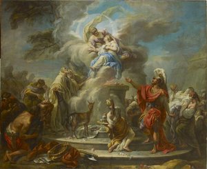 Offret av Iphigenia, 1749-1750.