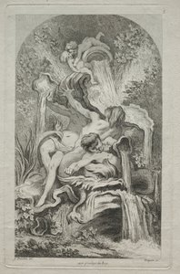 Fontänernas bok: nr 5, ca. 1736. av Gabriel Huquier