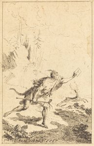 Sändebud till M. de Saint-Denis av M. de Belle-Isle, fånge [vänster]