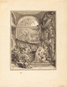 Germanicus död av Gabriel Jacques de Saint Aubin