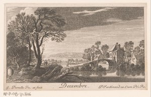 december December (titel på objekt) Tolv månader (serietitel) av Gabriel Perelle