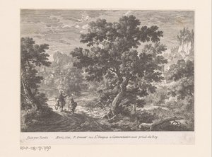Flyg till Egypten Landskap med bibliska scener (serietitel) av Gabriel Perelle