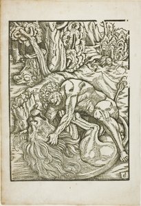 Hercules Strängling the Nemean Lion, från Labours of Hercules