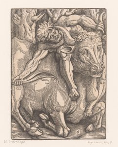 Hercules brottas med Achelous Labours of Hercules (serietitel) av Gabriel Salmon