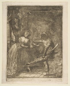 Italienska teatern. av Gabriel de Saint Aubin