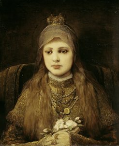 Sankta Elisabeth som ett barn
