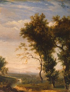 Caserta Park (olja på duk) av Gabriele Smargiassi