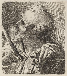 Byst av ett helgon av Gaetano Gandolfi