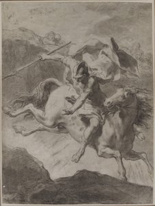 Marcus Curtius död av Gaetano Gandolfi