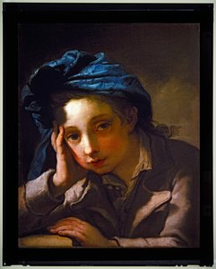 Porträtt av Marco Gandolfi, odaterat (duk) av Gaetano Gandolfi