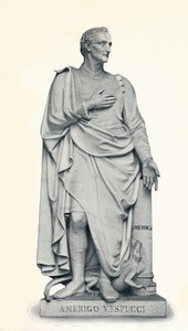 Amerigo Vespucci, 1454-1512, 1912 av Gaetano Grazzini