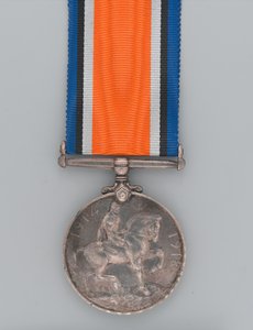 Brittisk krigsmedalj 1914-20 tilldelad menig Andreya