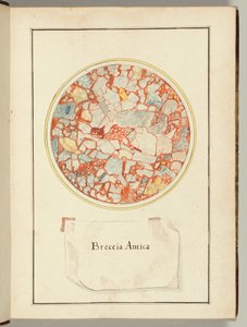 Breccia Antica, från olika stensorter, Italien av Gaetano Piccini