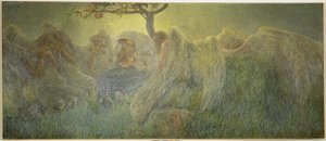 Moderskap, 1891 av Gaetano Previati