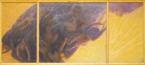 Änglarnas fall, ca 1913, Gaetano Previati (olja på duk)