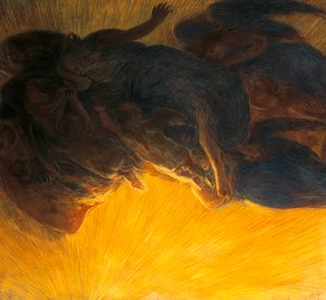 skapandet av ljus av Gaetano Previati
