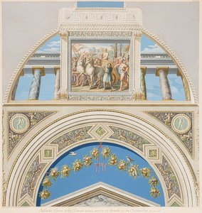 Ram och valv med Triumph Davids. 1774 av Gaetano Savorelli