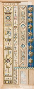 Pilaster Loggia III (dekoration med olika spel)
